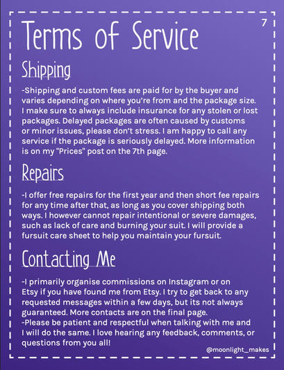 Shipping and Repairs