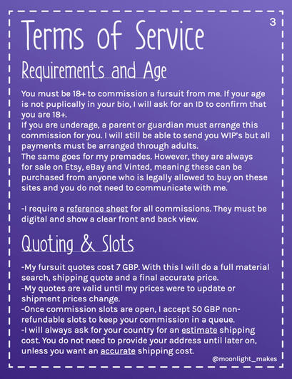 Requirements and Age